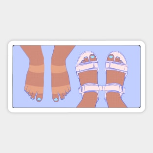 Summer Feet Sticker